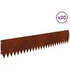 Vejo kraštas 20 pcs 103 x 20 cm Plienas Rūdijanti
