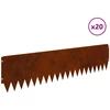 Vejo kraštas 20 pcs 103 x 25 cm Plienas Rūdijanti