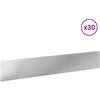 Vejo kraštas 30 pcs 100 x 18 cm Plienas Sidabrinė