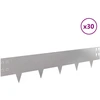 Vejo kraštas 30 pcs 100 x 20 cm Plienas Sidabrinė