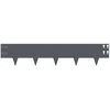 Vejo kraštas 30 pcs 100 x 20 cm Plienas Antracito