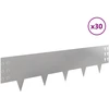 Vejo kraštas 30 pcs 100 x 25 cm Plienas Sidabrinė