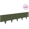 Vejo kraštas 30 pcs 100 x 25 cm Plienas Alyvuogių žalia