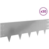 Vejo kraštas 30 pcs 100 x 30 cm Plienas Sidabrinė