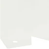 Vejo kraštas 30 vnt. 102 x 10 x 4 cm Plienas Balta