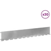 Vejo kraštas 30 pcs 102 x 15 x 4 cm Plienas Sidabrinė
