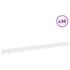 Vejo kraštas 30 pcs 102 x 4 x 4 cm Plienas Balta