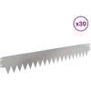 Vejo kraštas 30 pcs 103 x 15 cm metalas Sidabrinė
