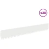 Vejo kraštas 30 pcs 103 x 15 cm Plienas Balta