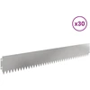 Vejo kraštas 30 pcs 103 x 15 cm Plienas Sidabrinė