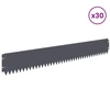 Vejo kraštas 30 pcs 103 x 15 cm Plienas Antracito
