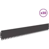 Vejo kraštas 30 pcs 103 x 15 cm Plienas Juoda
