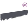 Vejo kraštas 30 pcs 103 x 20 cm Plienas Antracito