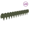 Vejo kraštas 30 pcs 103 x 20 cm Plienas Alyvuogių žalia