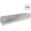 Vejo kraštas 30 pcs 103 x 25 cm metalas Sidabrinė