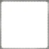 Vejo kraštas 4 pcs 100 x 100 x 35 cm Plienas Sidabrinė