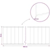 Vejo kraštas 5 m x 10 cm Galvanizuotas plienas Sidabrinė