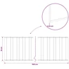 Vejo kraštas 5 m x 15 cm Galvanizuotas plienas Sidabrinė