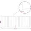 Vejo kraštas 5 m x 20 cm Galvanizuotas plienas Sidabrinė