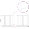 Vejo kraštas 5 m x 25 cm Galvanizuotas plienas Sidabrinė