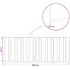 Vejo kraštas 5 m x 30 cm Galvanizuotas plienas Sidabrinė