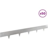 Vejo kraštas 50 pcs 100 x 12 cm Plienas Sidabrinė