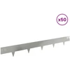 Vejo kraštas 50 pcs 100 x 12 cm Plienas Sidabrinė