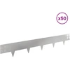 Vejo kraštas 50 pcs 100 x 15 cm Plienas Sidabrinė
