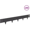 Vejo kraštas 50 pcs 100 x 15 cm Plienas Juoda
