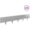 Vejo kraštas 50 pcs 100 x 20 cm Plienas Sidabrinė
