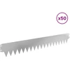 Vejo kraštas 50 pcs 103 x 15 cm metalas Sidabrinė