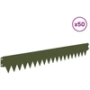 Vejo kraštas 50 pcs 103 x 15 cm metalas Alyvuogių žalia