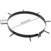 Vejos aeratoriaus spaustukas su smeigėmis 5 pcs Juodas Ø 320 mm