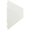 Vejo kraštas 10 pcs 15 x 103 cm Šaltai valcuotas plienas Balta