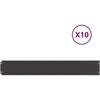 vejos apvadai 10 vnt Juoda 15x103 cm Šaltai valcuotas plienas