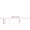 Vejos apvadai 30 vnt 20x103 cm Cinkuotas plienas
