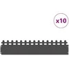 Vejos borteliai 10 pcs 103 x 0,05 x 22 cm Plienas Juoda