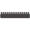Vejos borteliai 10 pcs Juoda 103 x 0,05 x 22 cm Plienas
