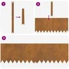 Vejo kraštas 10 pcs 100 x 0.05 x 20 cm Rūdijanti