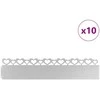 Vejos borteliai 10 pcs Sidabro 103 x 0,05 x 22 cm