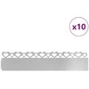 Vejos borteliai 10 pcs Sidabro 103 x 0,05 x 22 cm
