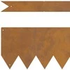 Vejo kraštas 20 pcs Rūdijanti 100 x 0,05 x 15 cm