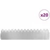 Vejos borteliai 20 pcs Sidabro 103 x 0,05 x 22 cm