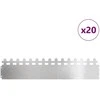 Vejos borteliai 20 pcs Sidabro 103 x 0,05 x 22 cm