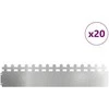 Vejos borteliai 20 pcs Sidabro 103 x 0,05 x 22 cm