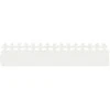 Vejos borteliai 30 pcs 103 x 0,05 x 22 cm Plienas Balta
