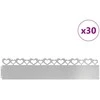 Vejos borteliai 30 pcs Sidabro 103 x 0,05 x 22 cm