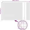 Suvirintas vielos tvora žemės tvirtinimas 10 x 1,4 m Pilka