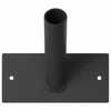 Vėliavos Stiebo Laikiklis Juoda 13 x 6 x 0,2 cm Plienas