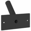 Vėliavos Stiebo Laikiklis Juoda 13 x 6 x 0,2 cm Plienas